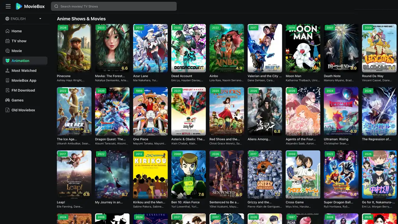 MovieBox App Download Updated V3.2 for Android | Latest 2026 Premium Anime Titles on MovieBox