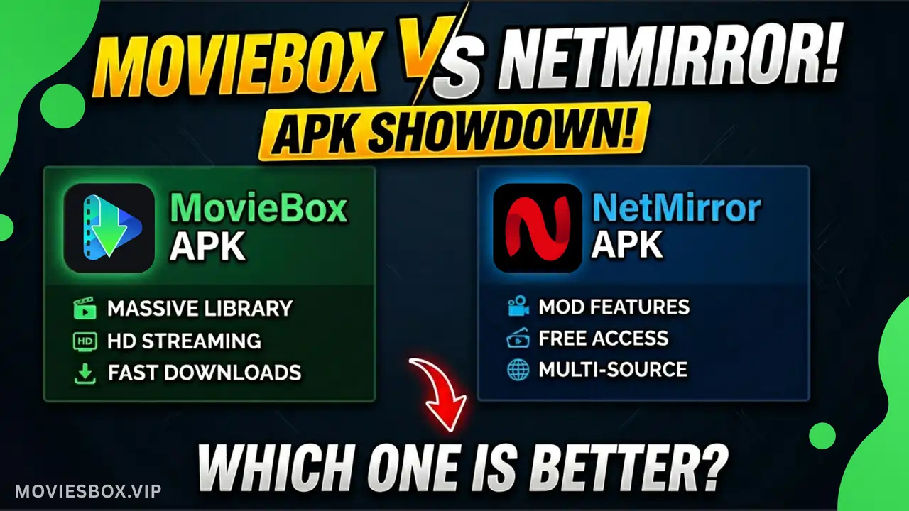 MovieBox Vs NetMirror Comparison | Which is the Best App? MovieBox Vs NetMirror Comparison